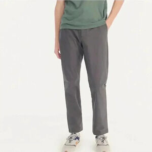J crew 1040 athletic tapered tech pants Medford coal grey 36x32 NWT